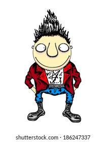 Young stylish dude. sketch