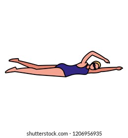 young swimmer design