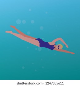 young swimmer design