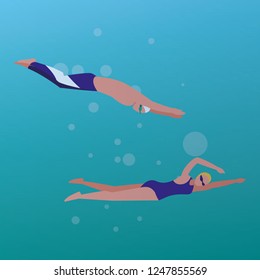 young swimmers design