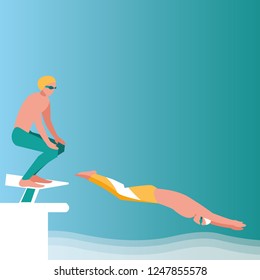 young swimmers design
