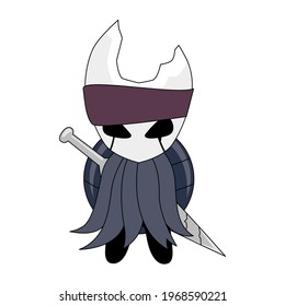 young sword master hollow knight from hollow knight game