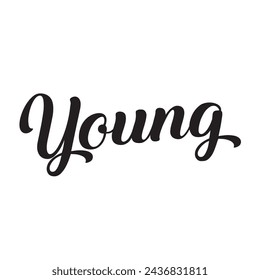 young text on white background.