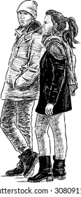 young townspeople