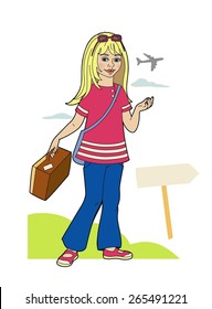 Young traveler