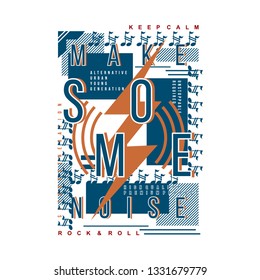 young urban street graphic typography design vector illustration t shirt