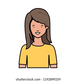 young woman avatar character