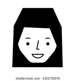 young woman avatar character