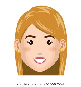 young woman avatar character