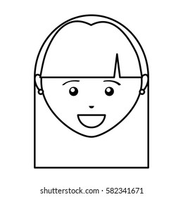 young woman avatar character