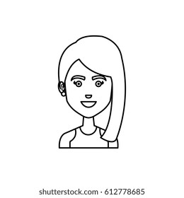 young woman avatar character