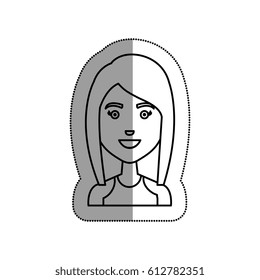 young woman avatar character
