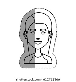 young woman avatar character