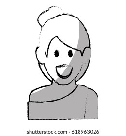 young woman avatar character