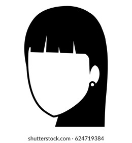 young woman avatar character