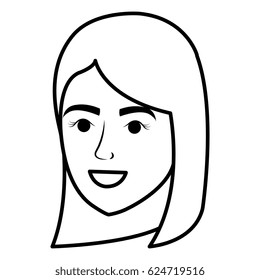 young woman avatar character