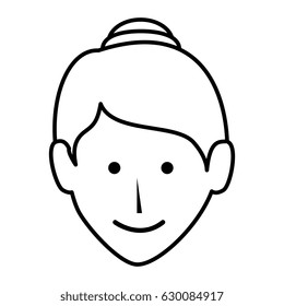 young woman avatar character