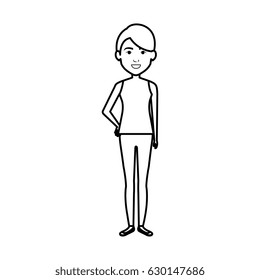 young woman avatar character