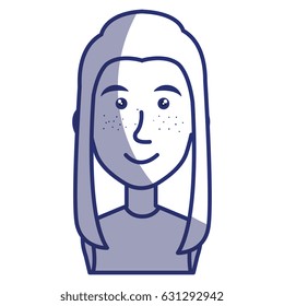 young woman avatar character