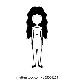 young woman avatar character