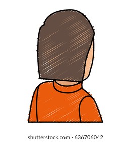 young woman avatar character