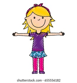 young woman avatar character