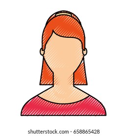 young woman avatar character