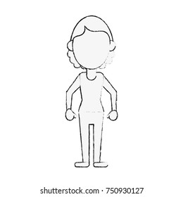 Young woman avatar icon vector illustration graphic design