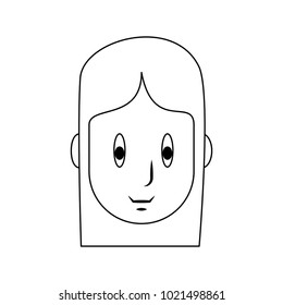Young woman cartoon