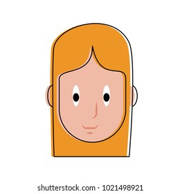 Young woman cartoon