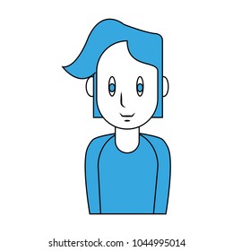 Young woman cartoon
