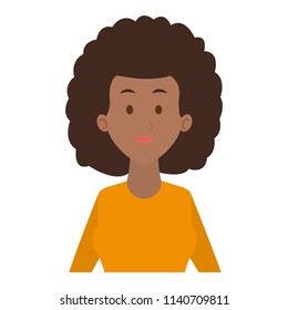 Young woman cartoon