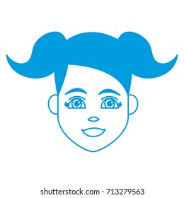 Young woman cartoon
