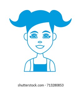 Young woman cartoon