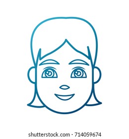 Young woman cartoon