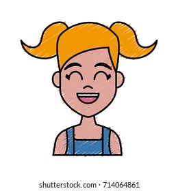 Young woman cartoon