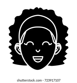 Young woman cartoon