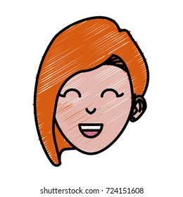 Young woman cartoon