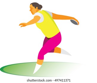 Discus Throw Images, Stock Photos & Vectors | Shutterstock