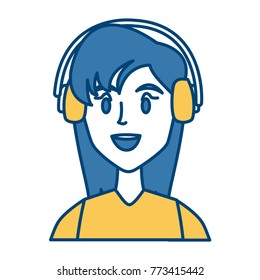 Young woman with earmuffs