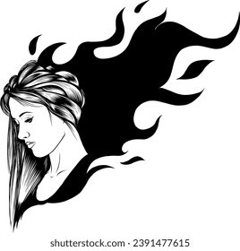 Young woman expressing anger, wrath, rage, fury isolated on white background. Concept of negative emotion, mental health, emotional management, aggressive and angry feeling. Flat vector character.