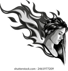 Young woman expressing anger, wrath, rage, fury isolated on white background