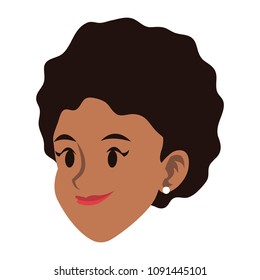 Young woman face