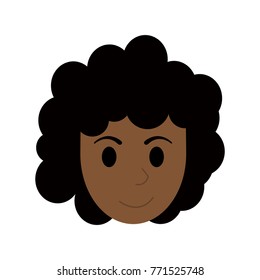 Young woman face