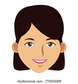 Similar Images, Stock Photos & Vectors of people, happy face woman icon ...