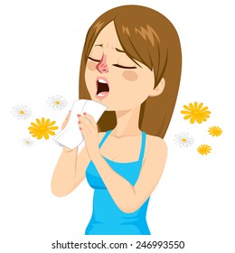 Seasonal Allergies Cartoon Sneeze Cartoon Images Stock Photos Vectors Shutterstock