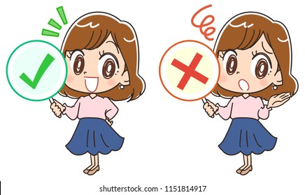 A young woman has a symbol tag.