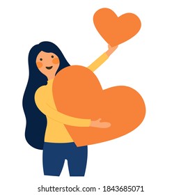 176,644 Girl holding heart Images, Stock Photos & Vectors | Shutterstock