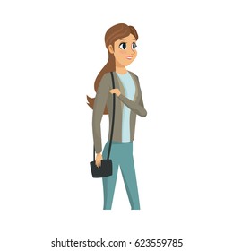 young woman icon