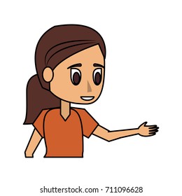 young woman icon image 